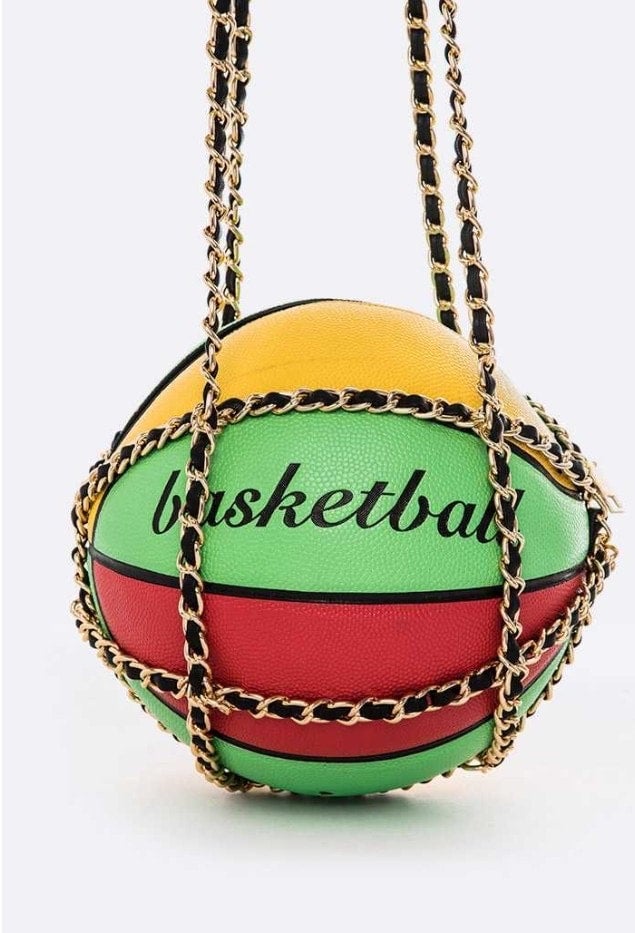 Green basketball purse hot sale